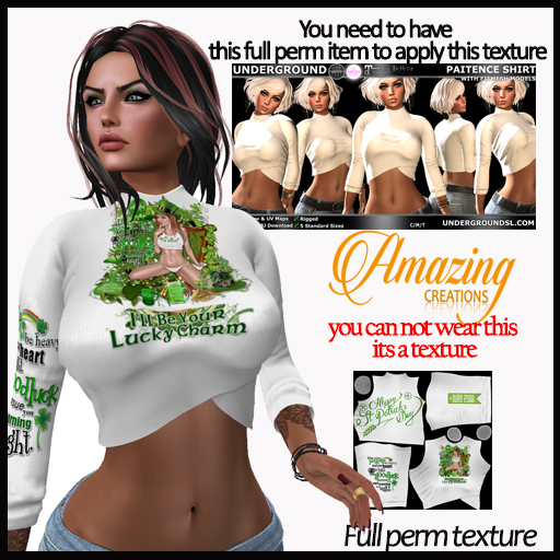 AmAzINg CrEaTiOnS Full Perm Texture-  PAITENCE SHIRT-13