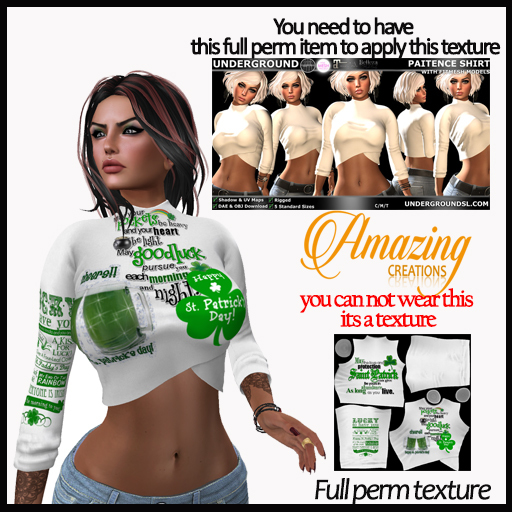 AmAzINg CrEaTiOnS Full Perm Texture-  PAITENCE SHIRT-14