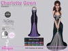 Charlotte gown with hud garden