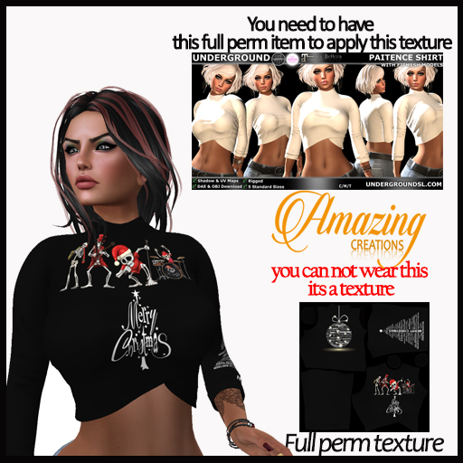 AmAzINg CrEaTiOnS Full Perm Texture-  PAITENCE SHIRT-15