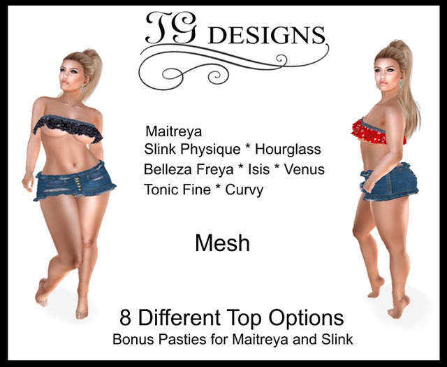 TG RUFFLE TOP SKIRT SET DEMO