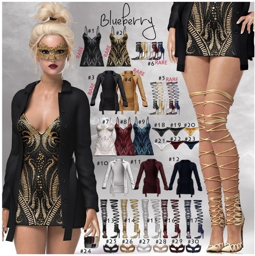 #4 Blueberry / Show Time / Maitreya - Coat *Queen* / RARE