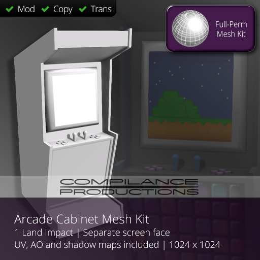 *CP* Arcade Cabinet Mesh Kit