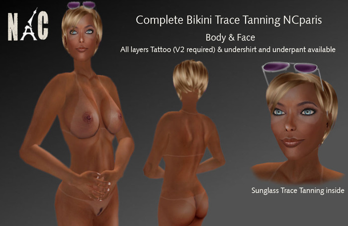 Complete Bikini Trace Tanning NCparis 