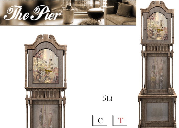 Grandfather clock Provence**