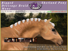 *E* RealHorse Dressage Braid Mane Set [BOXED] RH Shetland