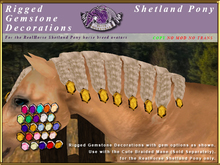 *E* Cute Braided Mane Trim [BOXED] RH Shetland Gems
