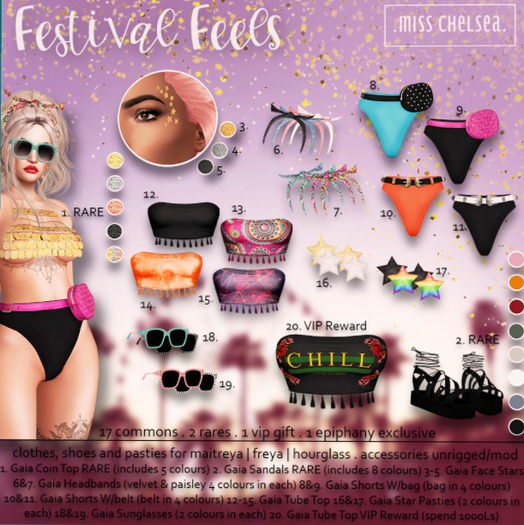 .miss chelsea. Gaia Face Stars Gold