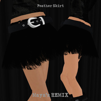 Second Life Marketplace - Maya's REMIX Feather Skirt