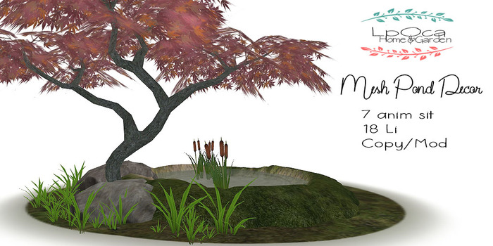 LpOca Mesh Pond Decor