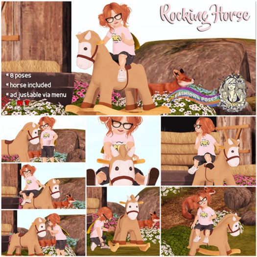 Fashiowl Poses - Rocking Horse // BOX