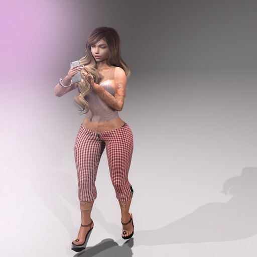 [MP] Girl Pose Cell Phone  .: MP Studio Poses :.