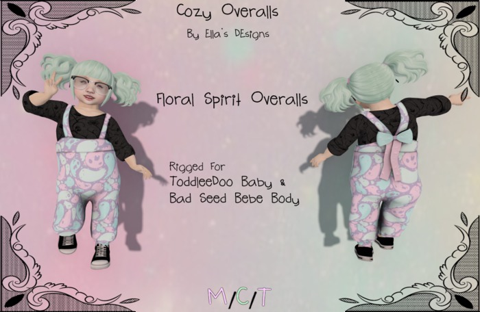 [ED] Floral Spirit Overalls