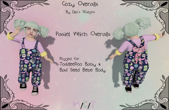 [ED] Pastel Witch Overalls