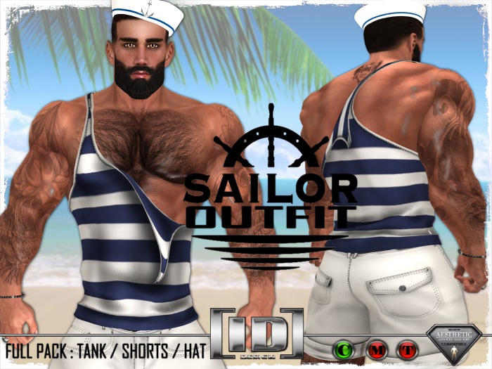[ ID ] Sailor Blue Outfit for (NIRAMYTH) - AESTHETIC