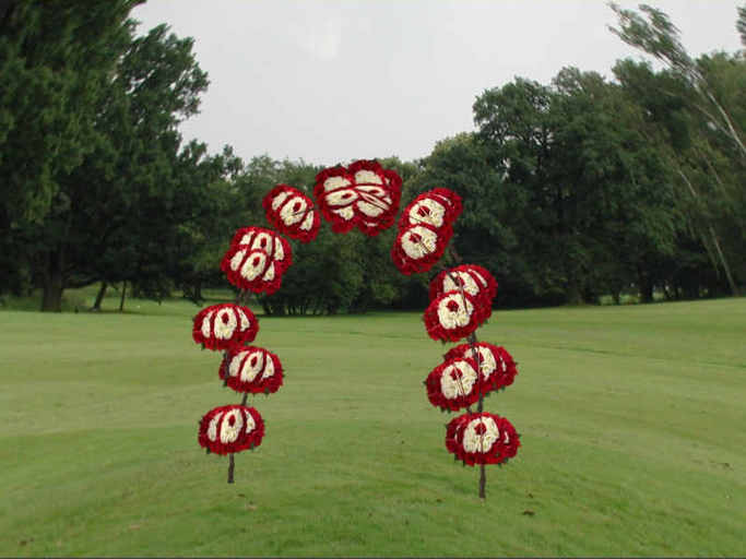 PLANT Garden Arch Spring Eternity Roses Trees 1 Prim Sculpty Multiface MTY Trellis FF40