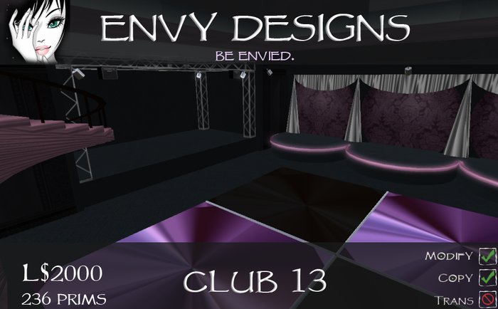 CLEARANCE *Envy Designs* Club13(boxed)