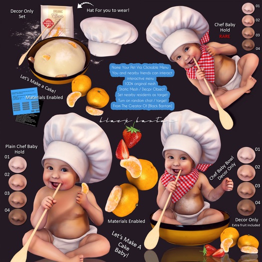 **[Black Bantam] Baby Boy Chef Hanker 02 RARE