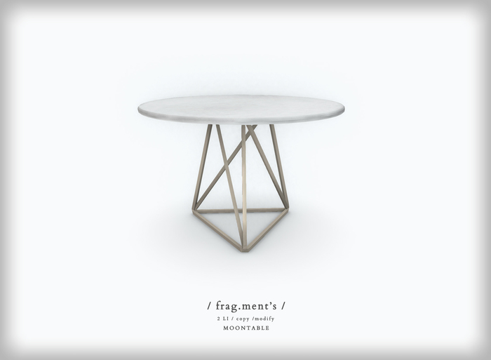 / frag.ment's /  Moon Table