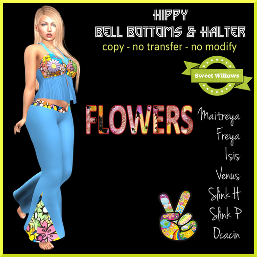 (SW) Flowers Hippy Outfit (boxed)