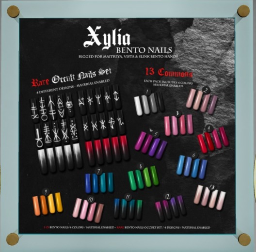 -SU!- Xylia Square Nails 09 (Vista) COMMON