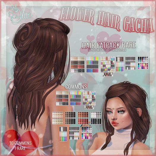 .Olive. the Flower Hair - Fatpack RARE