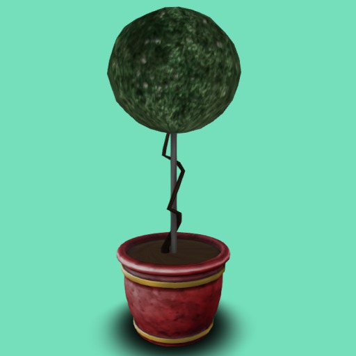 Topiary 1 Ball, 4 Color Menu Driven Pot, 3Li , Bagged