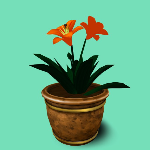 Potted Orange Lilly, 4 Li , Bagged