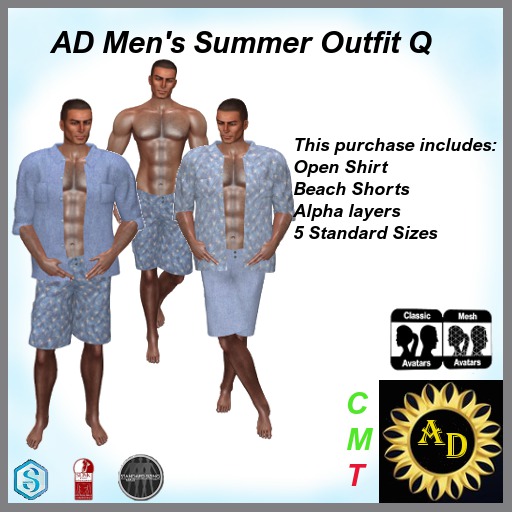 AD Men's Summer Outfit Q