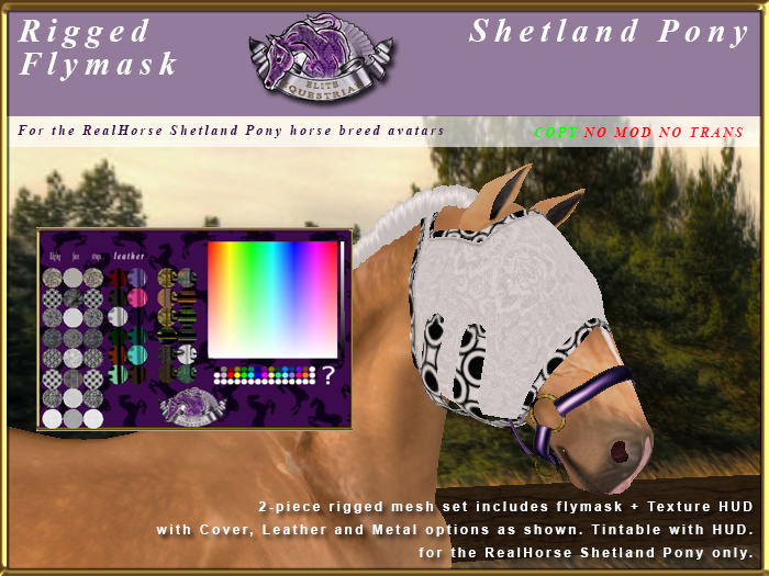 *E* Rigged Flymask [Boxed] RH Shetland
