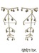 Coin girl leg chain single gold