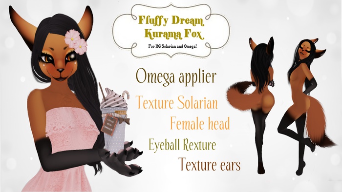 *Fluffy Dream* Solarian Kurama Fox OMEGA Ready!