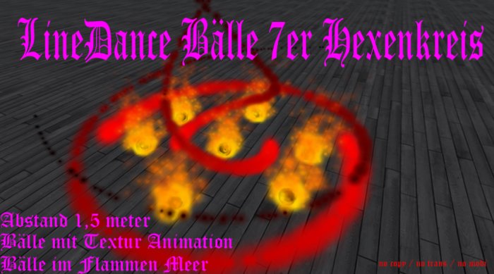 Line Dance Baelle 7er Hexenkreis