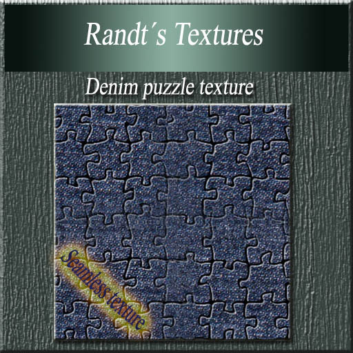 Denim puzzle texture from Randt´s Design & Textures - Full permissions
