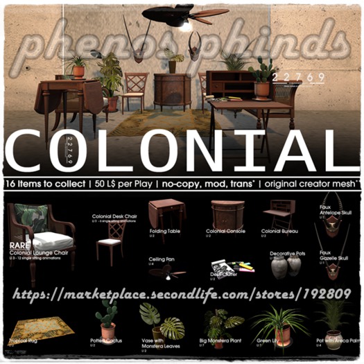 22769 - Colonial Lounge Chair - RARE