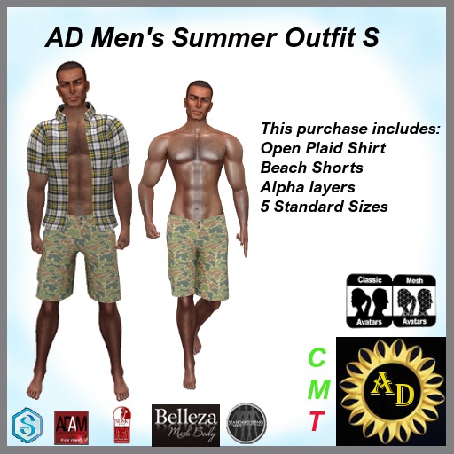 AD Men's Summer Outfit S - Boxed