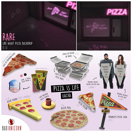 [Bad Unicorn] Frankey's Pizza Sign (BOXED)