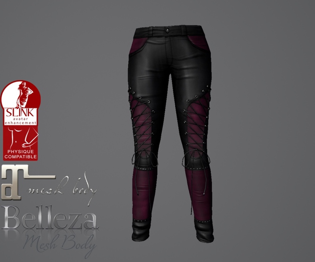 Temptress Rocker pants Fushia & Black