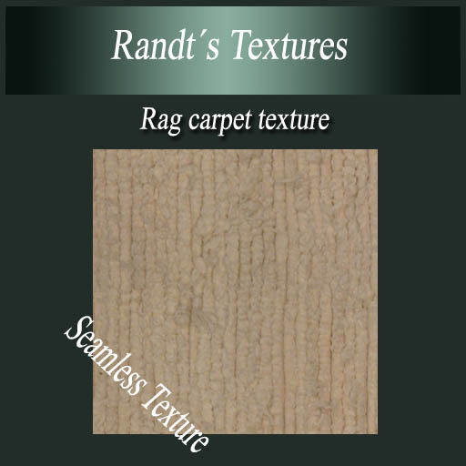 Rag Carpet Texture from Randt's Design & Textures - Full permissions