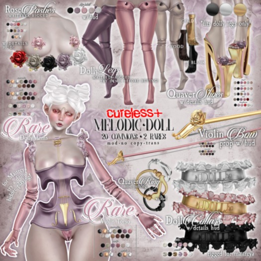 CURELESS[+] Melodic Doll / Dolly Legs / LILAC