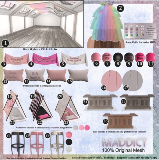 1. Maddict - Bachelorette - Skybox RARE