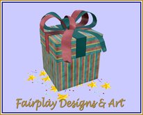 ~FDA~ Grunged Metalic Themed Wrapped Gift Box~