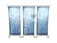 PLAAKA - 3 curtains azure