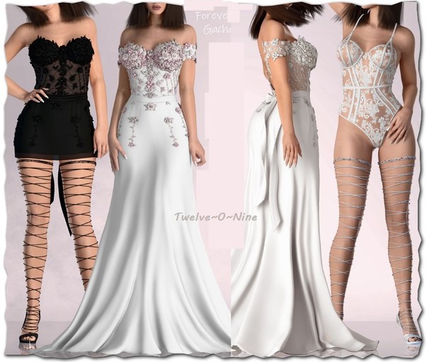 #12 Blueberry -ForeverBerry-Lingerie- Sky - M