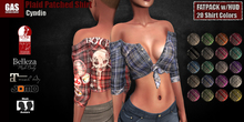 GAS [Plaid Patched Shirt Cyndie - 20 Colors w/HUD FATPACK]