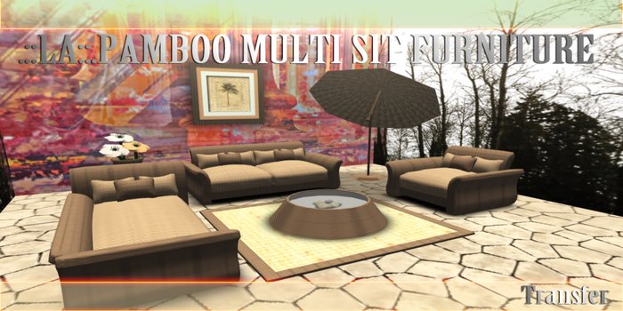 .::LA::.PAMBOO MULTI SIT FURNITURE (boxed)