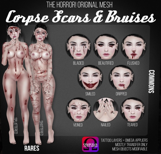 The Horror!~ Corpse Scars & Bruises - Flushed