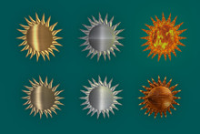 Dakota Designs Sunburst Wall Decor FULL PERMISSIONS FATPACK