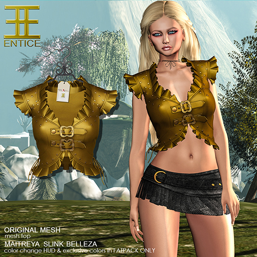 Entice - Confident Top - Gold