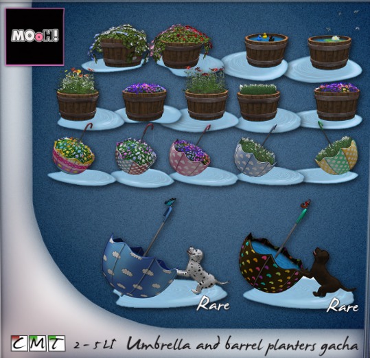 MOoH! Barrel planter Tickseed red